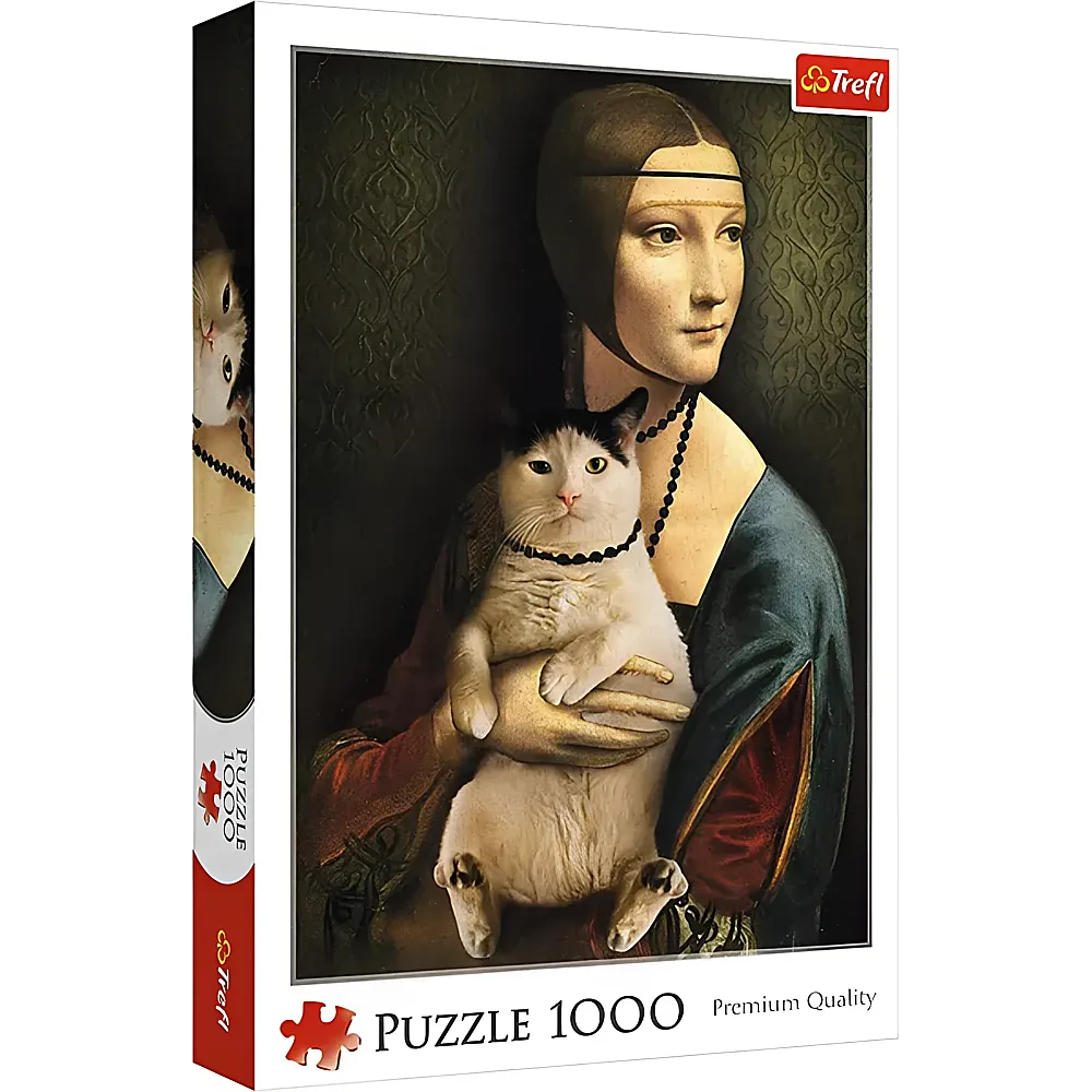 Trefl Puzzle Mona Lisa mit Katze 1000Teile