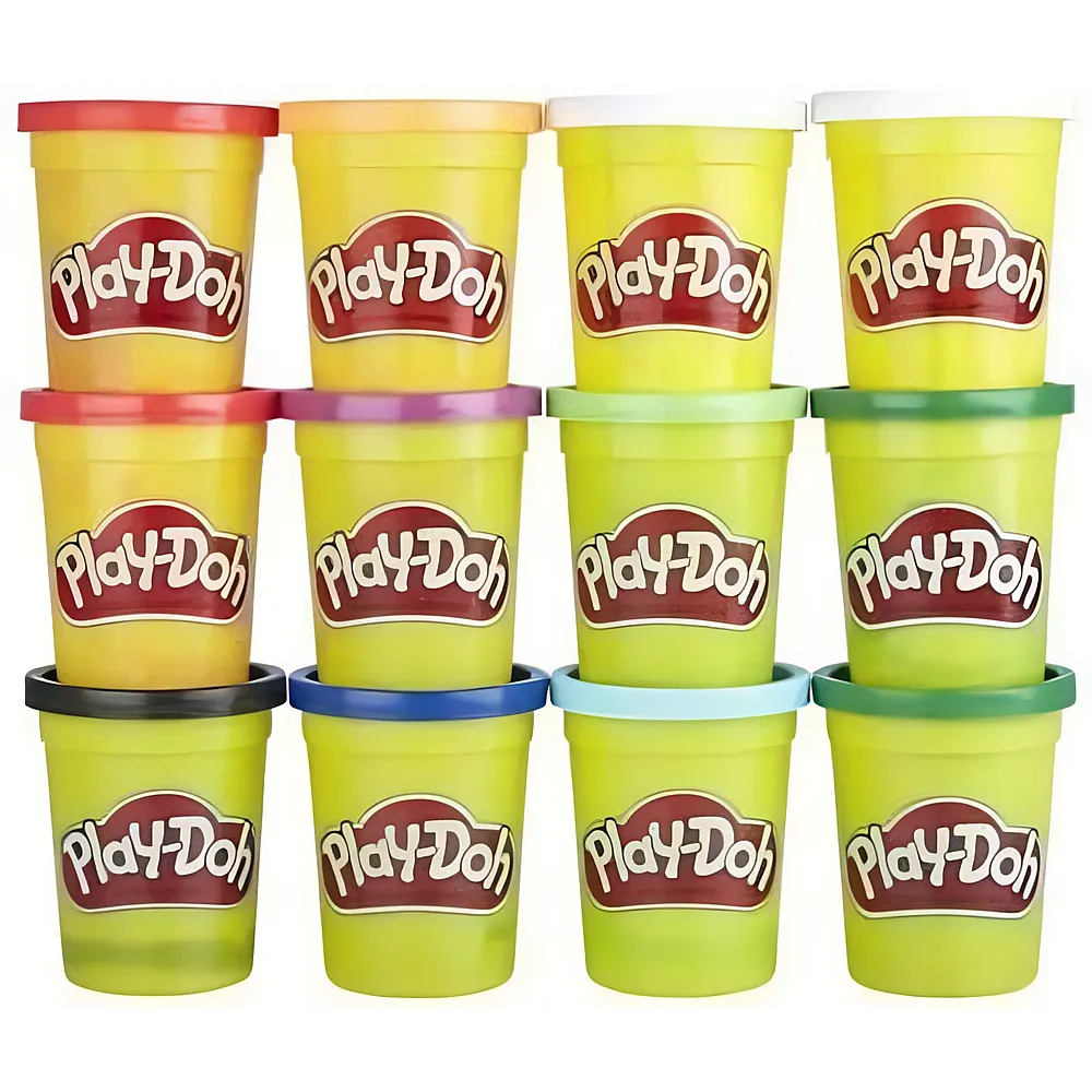 meinspielzeug - Play-Doh Winterfarben 12x112g | Kneten & Formen