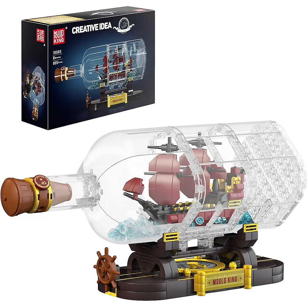 Mould King Creative Idea Piratenschiff in Flasche 10085