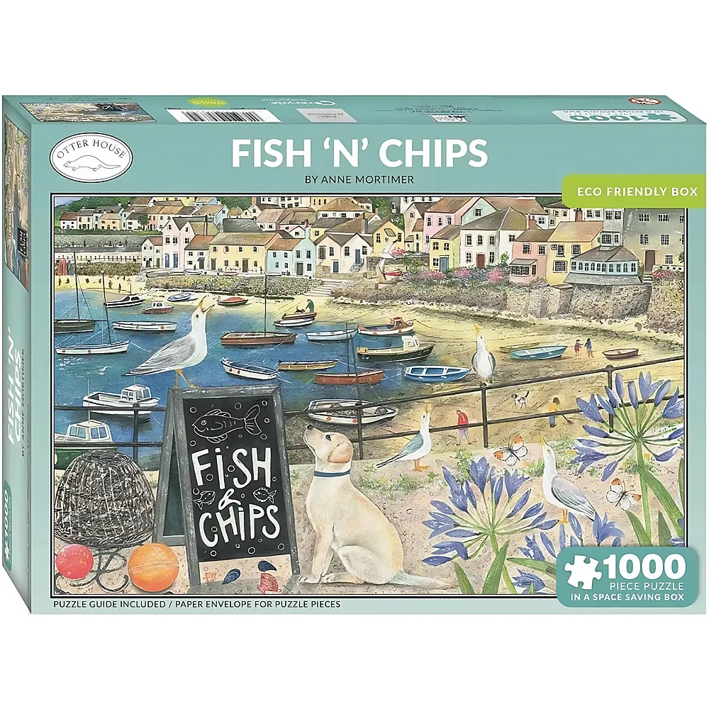 Otter House Puzzle Fish 'N' Chips - 1000 Teile