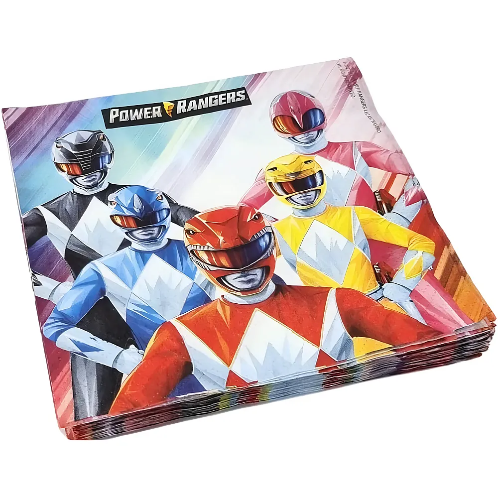 BeenSmile Power Rangers Servietten 20Teile