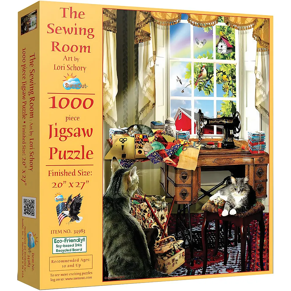 SunsOut Puzzle Lori Schory The Sewing Room 1000Teile