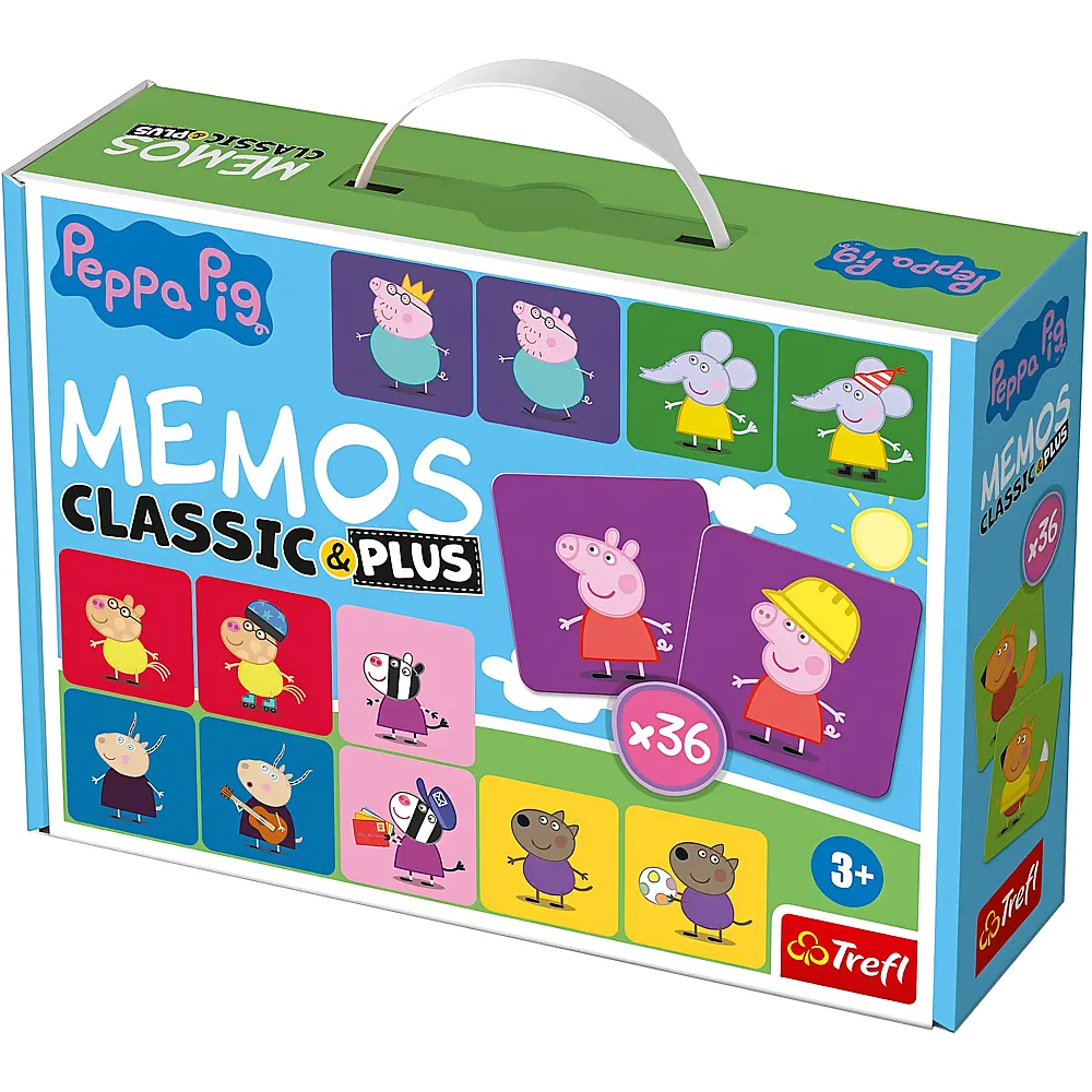 Trefl Memos Classic&Plus Peppa Pig Kinderspiel