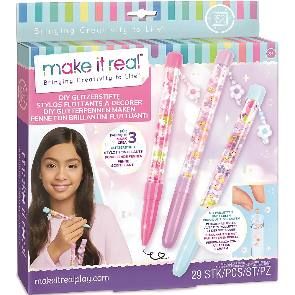 Make It Real DIY Glitzerstifte