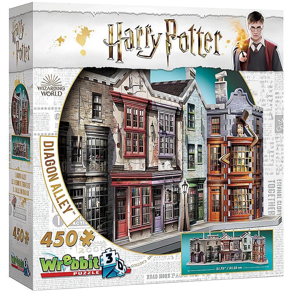 Wrebbit Puzzle Harry Potter Diagon Alley 450Teile