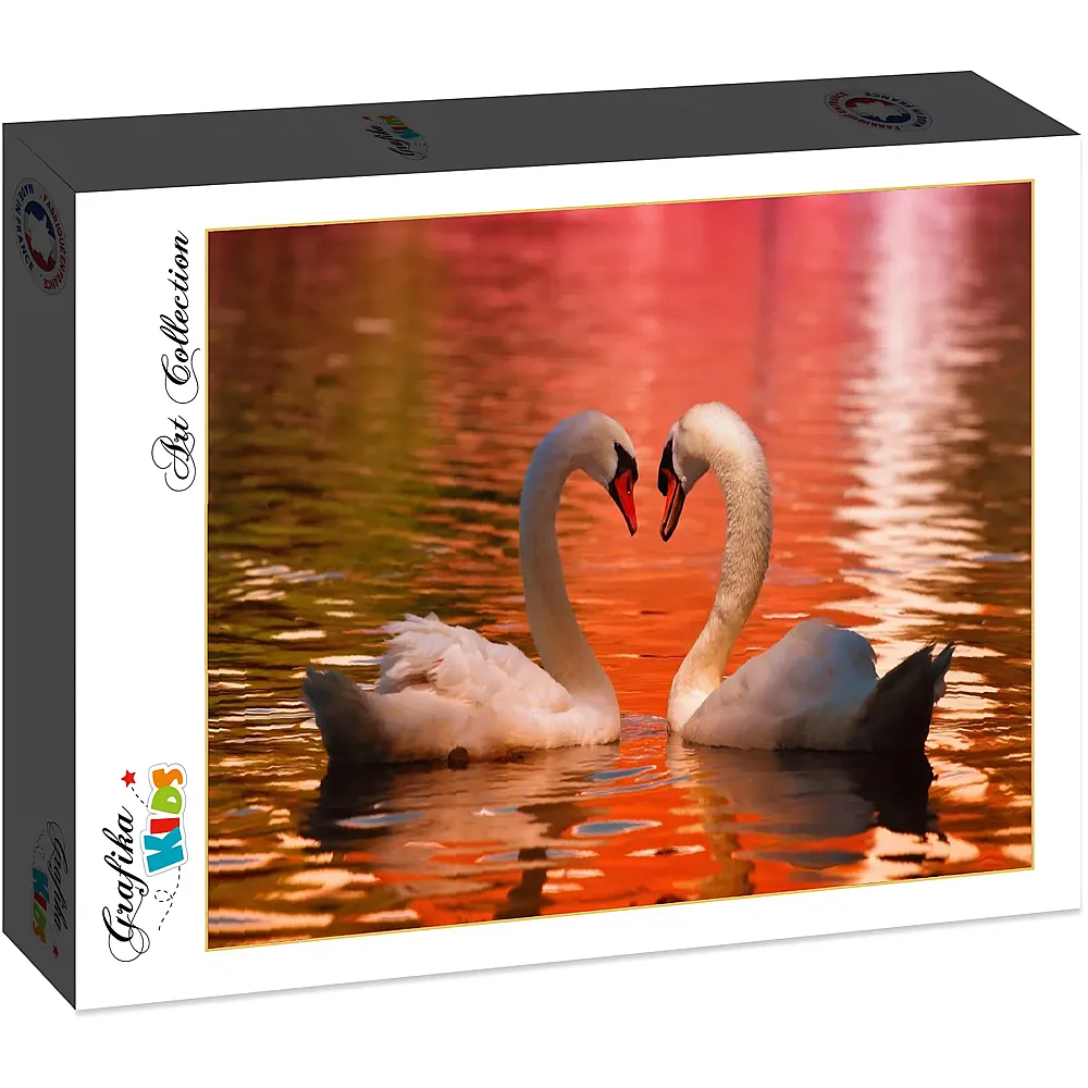 Grafika Puzzle Art Collection Grafika Kids Swans - 12 Teile