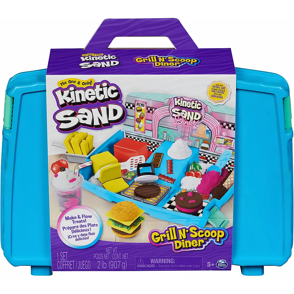 Spin Master Kinetic Sand Burger und Eis Bar