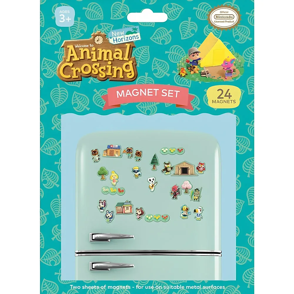 Pyramid Animal Crossing Magnet Set
