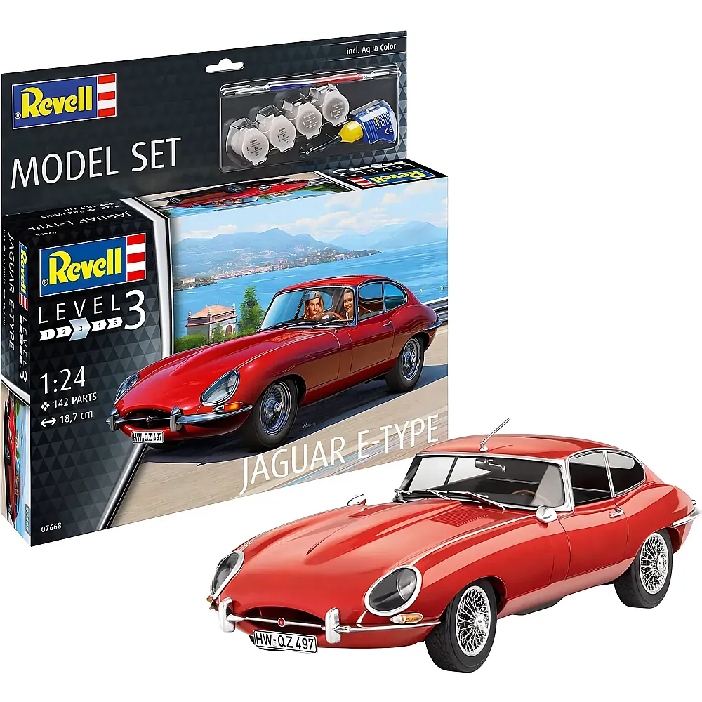 Revell Level 3 Model Set Jaguar E-Type Coup