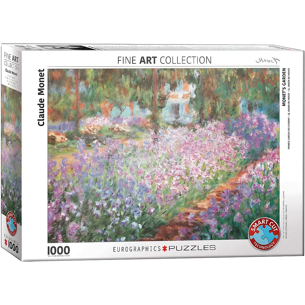 meinspielzeug - Eurographics Puzzle Claude Monet - Giverny 1000Teile | Puzzle 1000 Teile