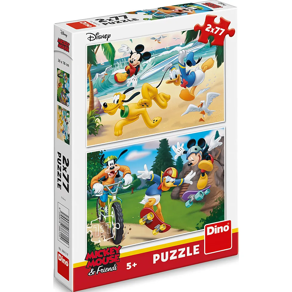 Dino Puzzle Mickey Mouse Mickey - 77 Teile