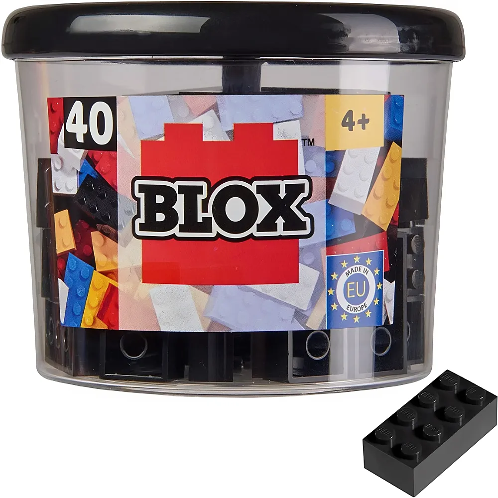 Androni Blox 40 schwarze 8er Steine in Dose