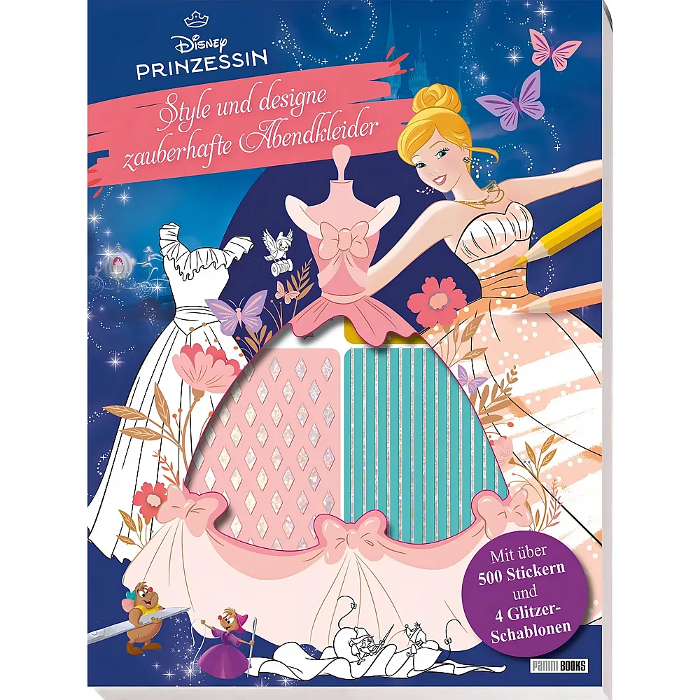 Panini Disney Prinzessin Designe Abendkleider