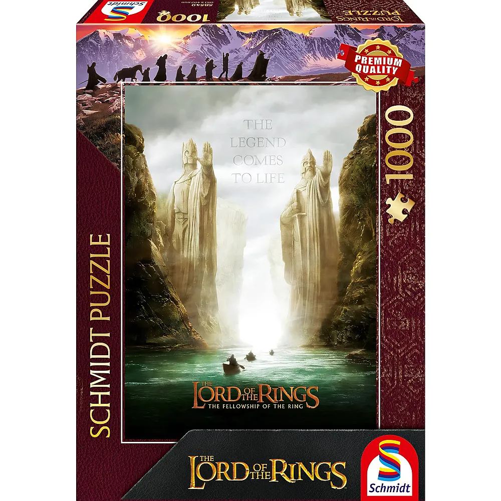 Schmidt Puzzle Der Herr der Ringe Herr Der Ringe The Fellowship of the Ring 1000Teile