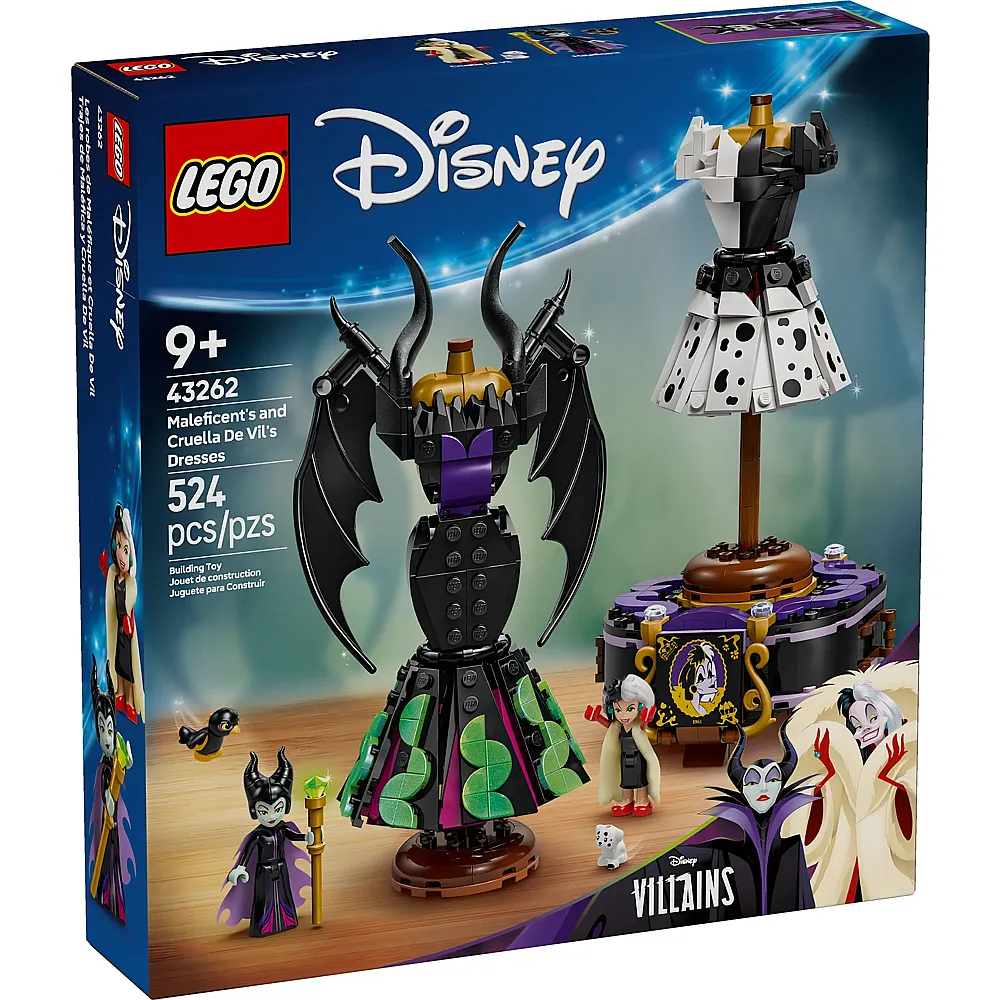 LEGO Disney Classic Die Kleider von Malefiz und Cruella de Vil 43262