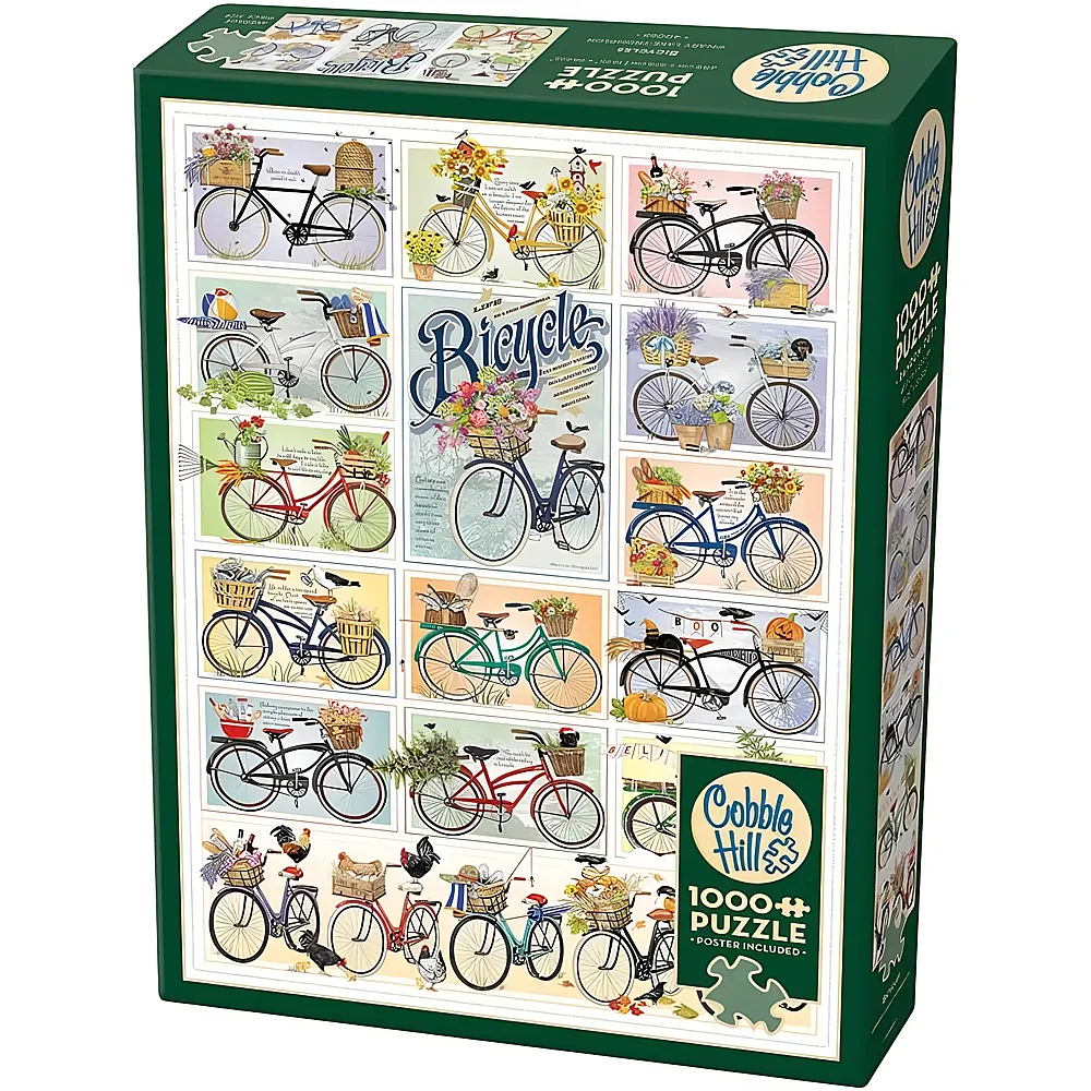 Cobble Hill Puzzle Bicycles - 1000 Teile