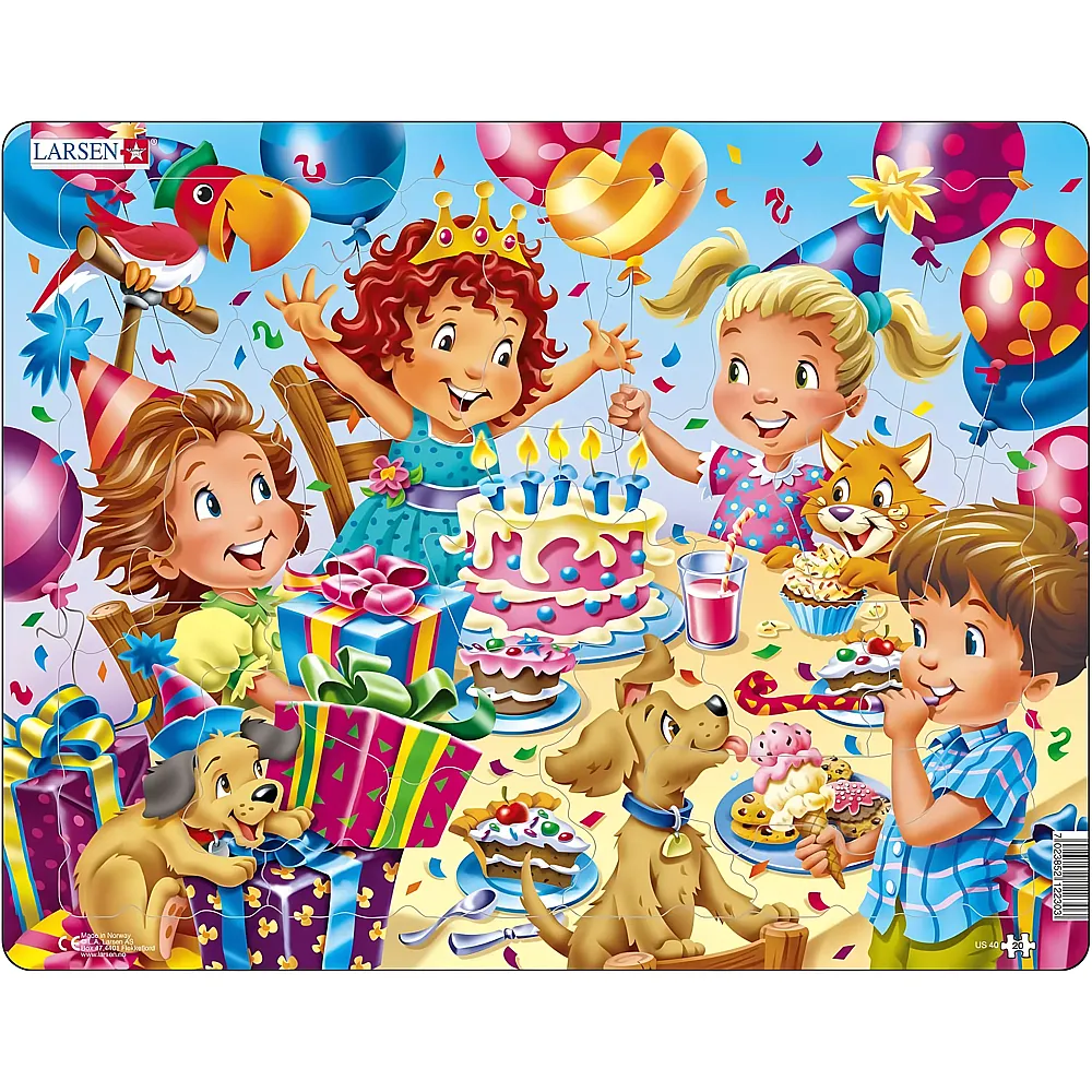Larsen Puzzle Geburtstagsparty - 20 Teile