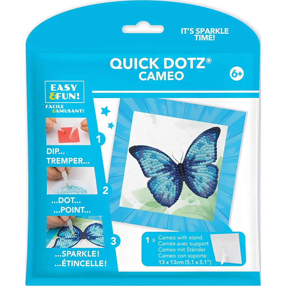 Diamond Dotz Dotzies Diamond Painting Blauer Schmetterling