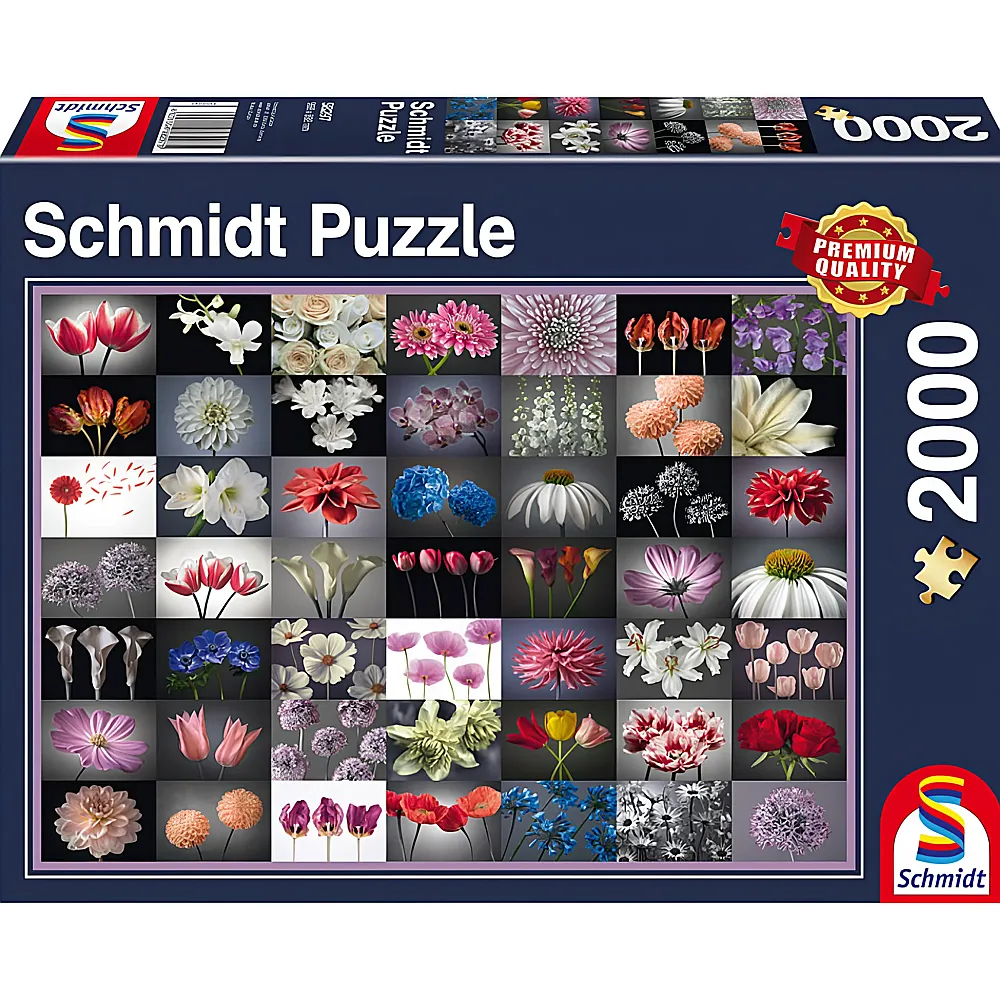 Schmidt Puzzle Blumengruss 2000Teile