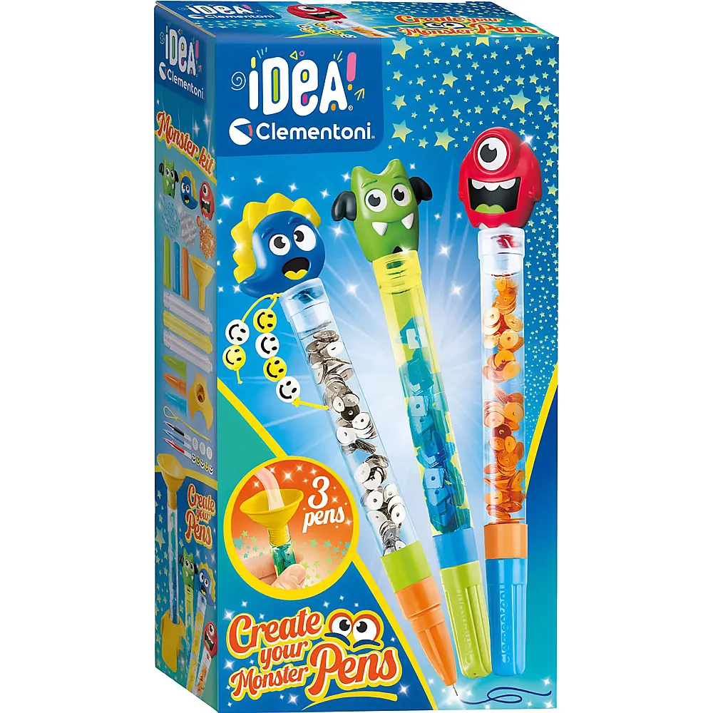 Clementoni Idea Erstellen Sie Ihre Stifte: Monster