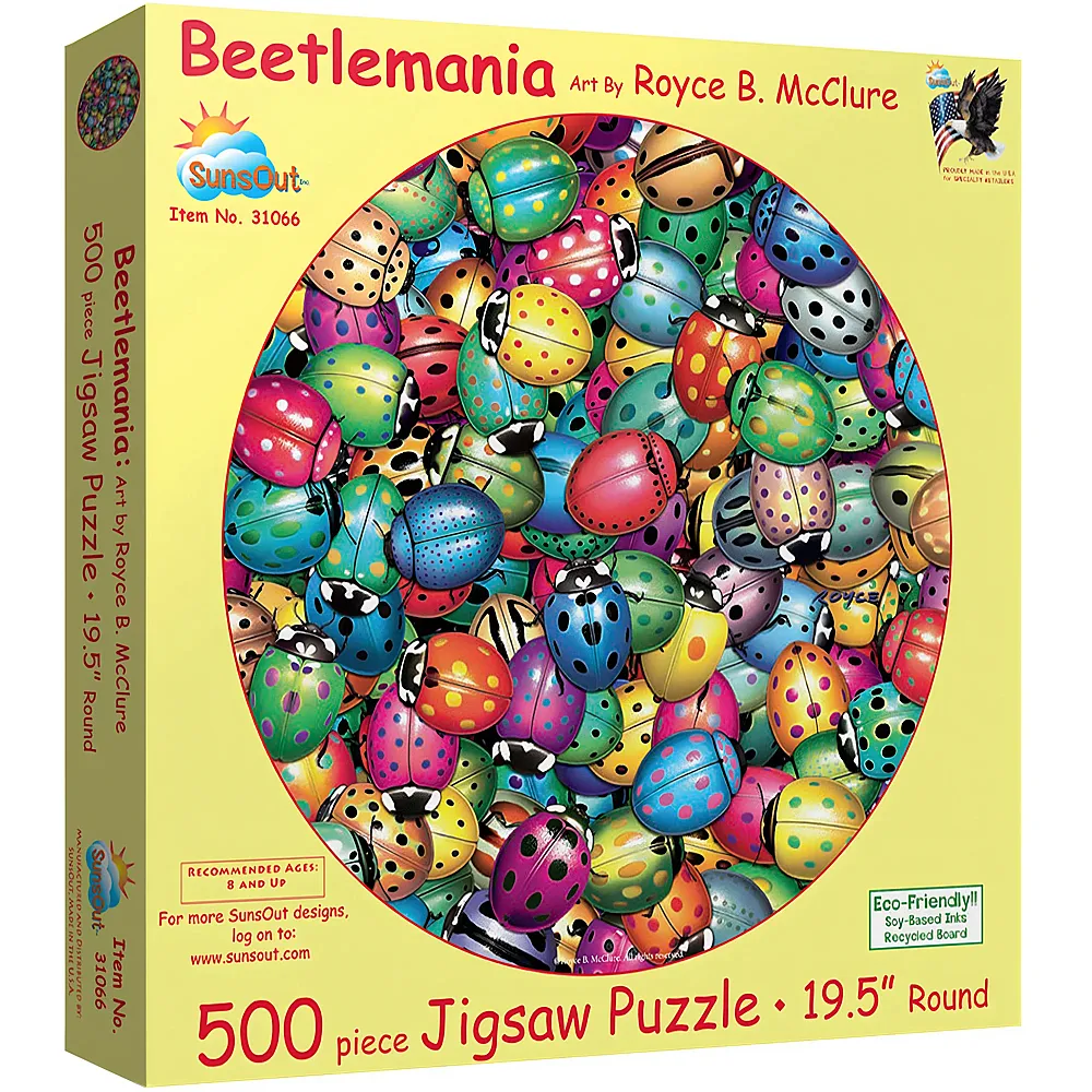 SunsOut Puzzle Royce B. McClure Beetlemania - 500 Teile