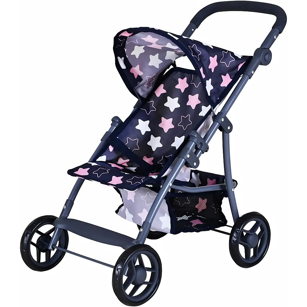 Knorrtoys Puppenbuggy Liba star blue pink - Suche