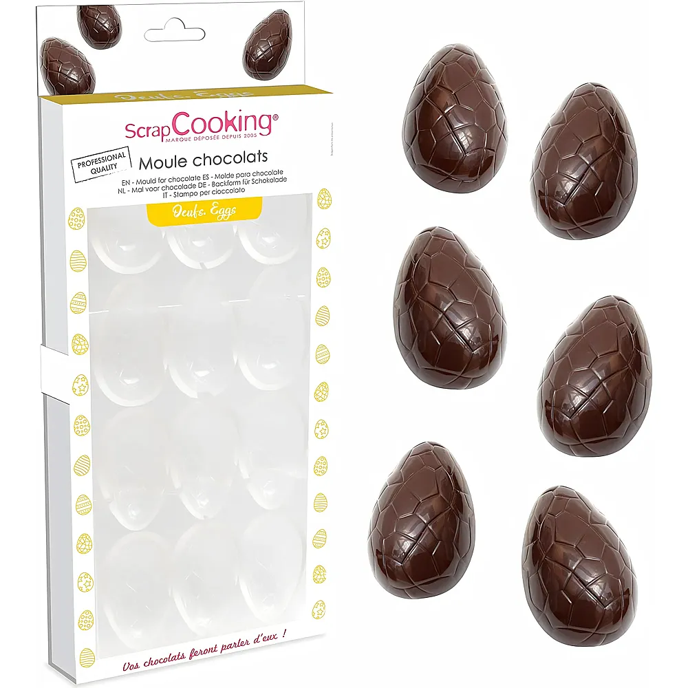 ScrapCooking Starre Schokoladenform Oster Eier