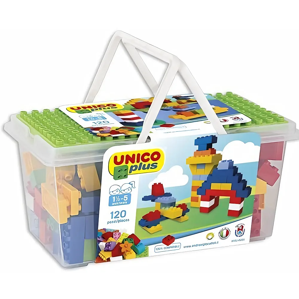 Unico Plus Bausteinebox - 120 Teile