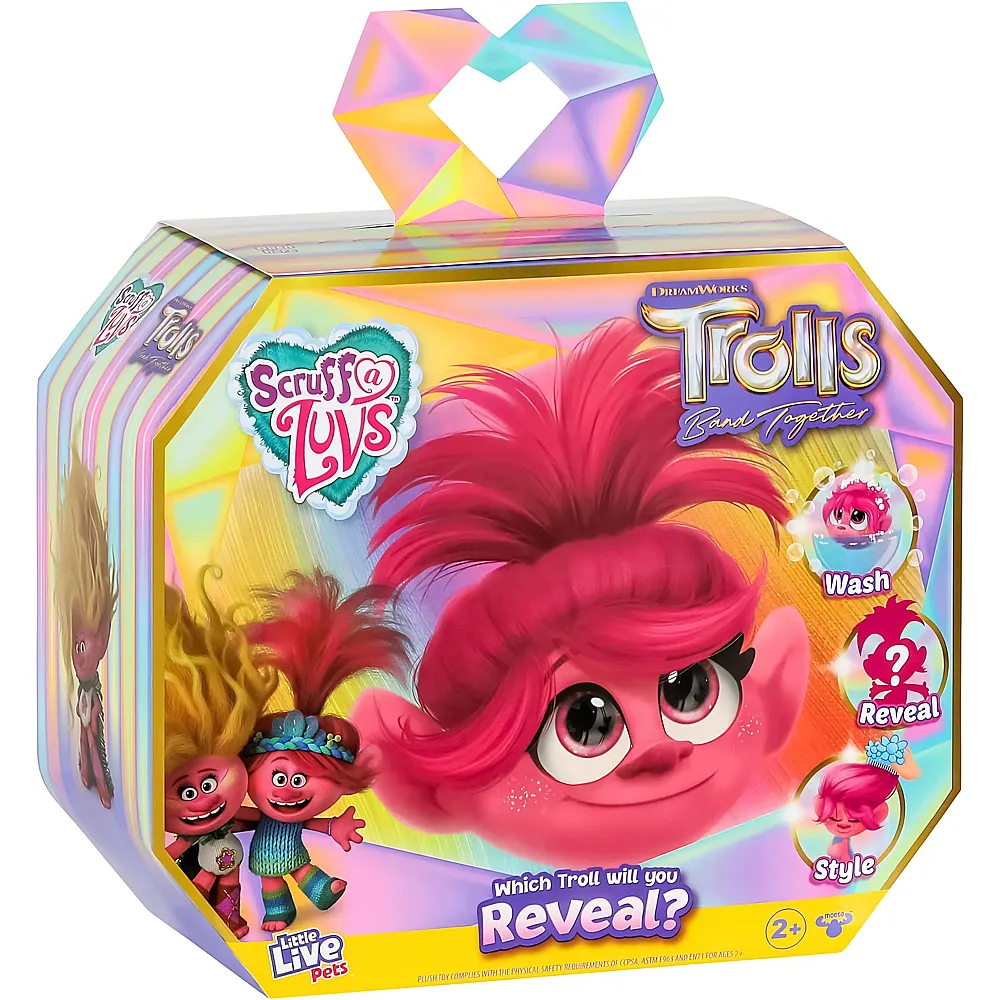 Moose Toys Little Live Pets Scruff-a-Luvs Trolls �berraschungspl�schtier