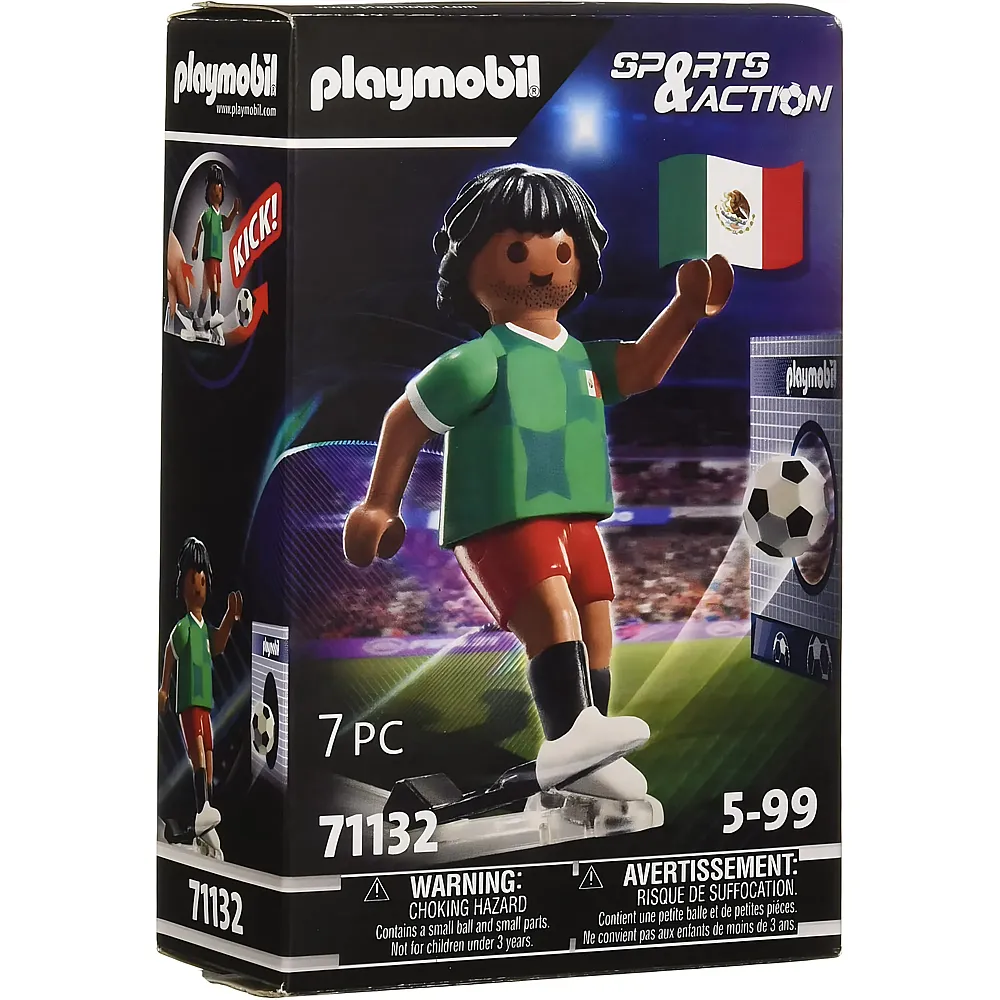 PLAYMOBIL Sports & Action Fussballspieler Mexiko 71132