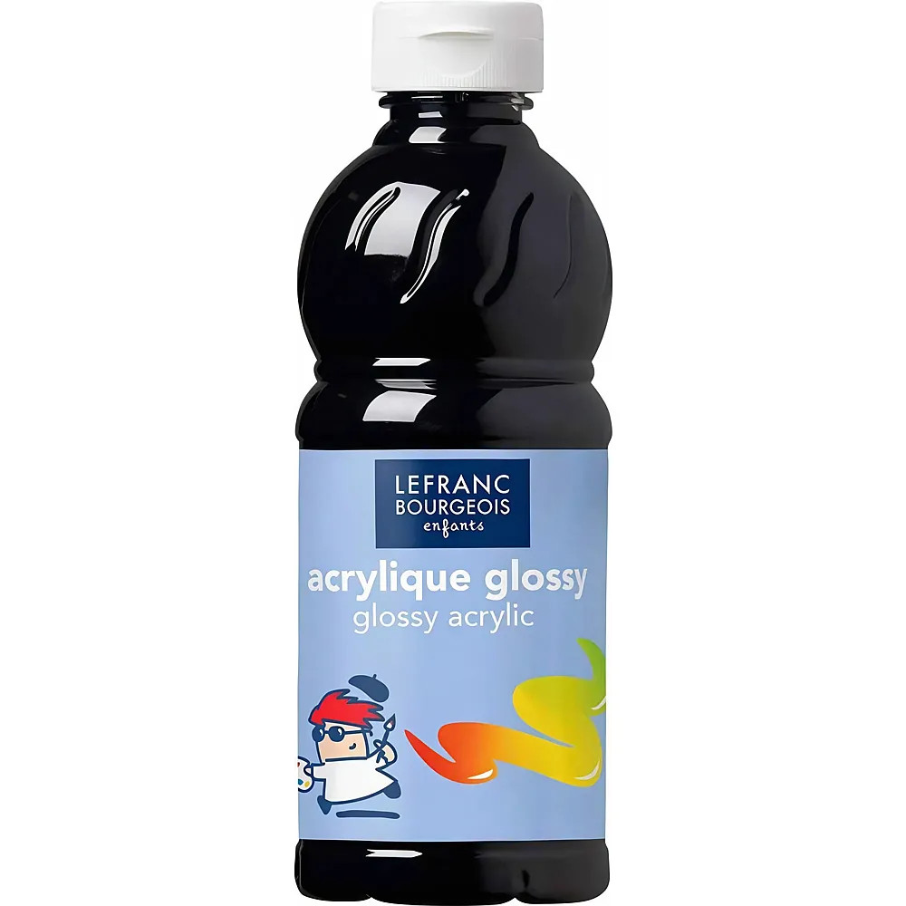 Lefranc Bourgeois Lfb Glossy Acrylfarbe 500ml Flasche - Schwarz - Suche