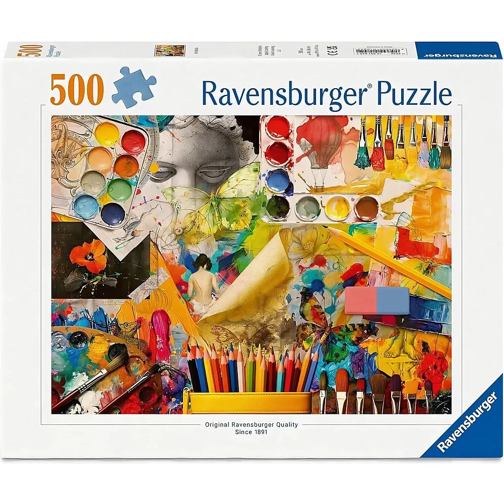 Ravensburger Puzzle K�nstleratelier 500Teile