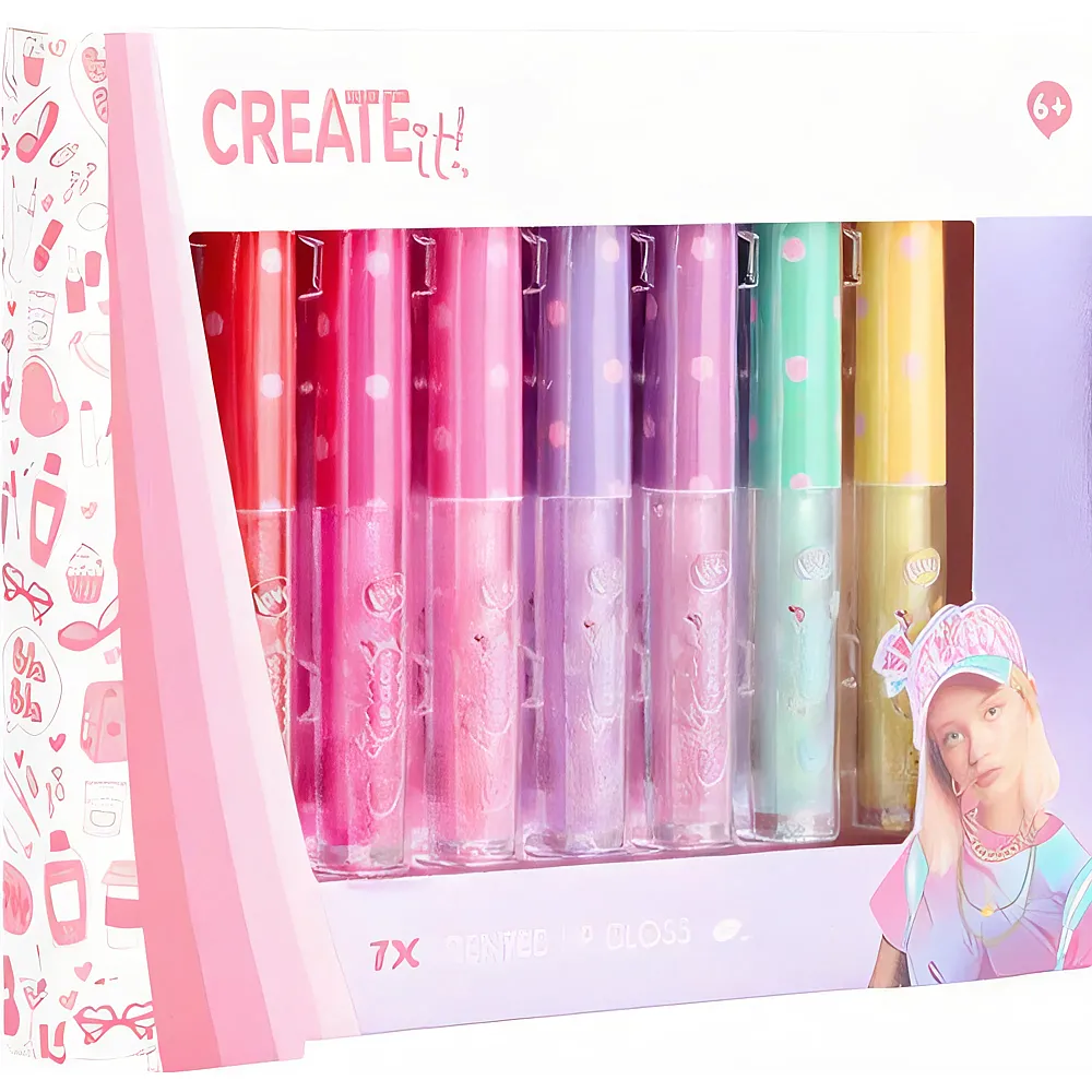Sombo Creat it Lipgloss Glitzer+Duft 7 St�ck