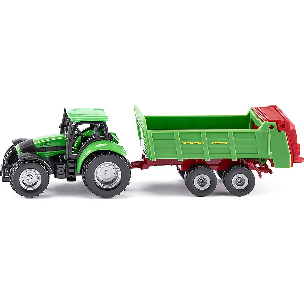 Siku Farmer Deutz Traktor mit Universalstreuer 1:87 | Traktoren