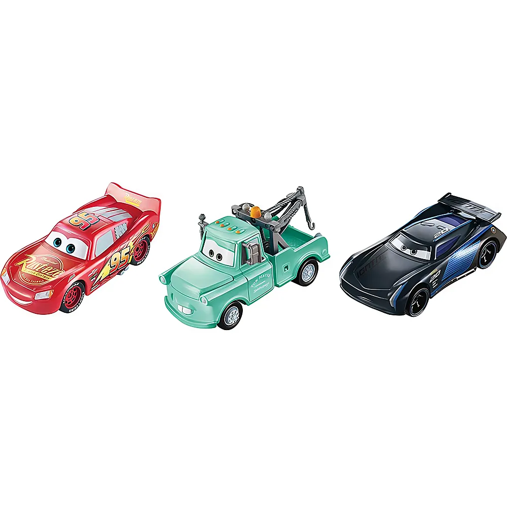 Mattel Disney Cars Color Changers 3er-Pack 1:55