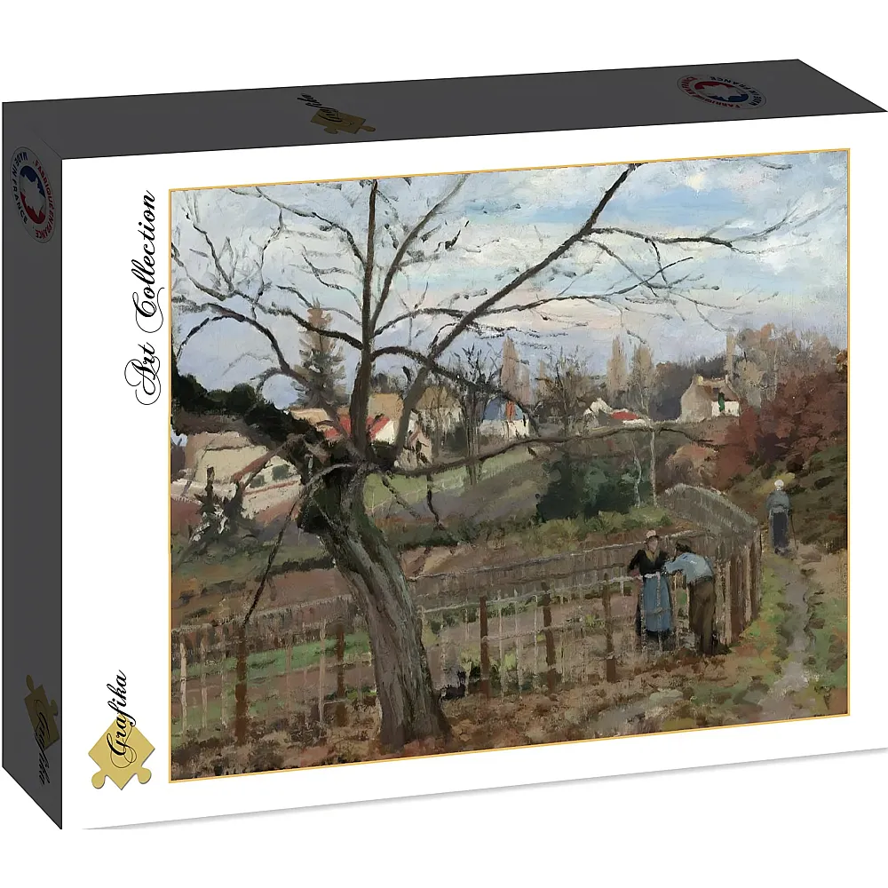 Grafika Puzzle Art Collection Camille Pissarro The Fence, 1872 - 2000 Teile