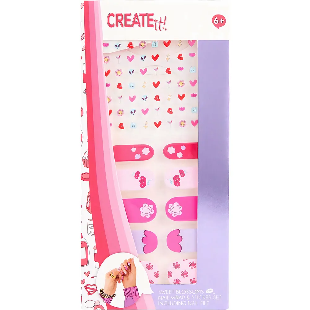 Create it Nagelsticker Display 0.3x7.2x14.9cm