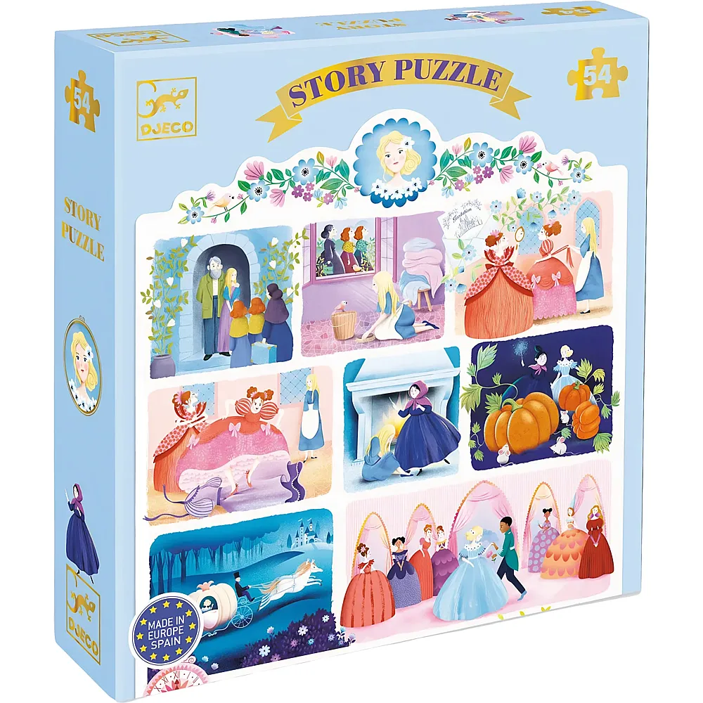 Djeco Puzzle Aschenputtel - 54 Teile
