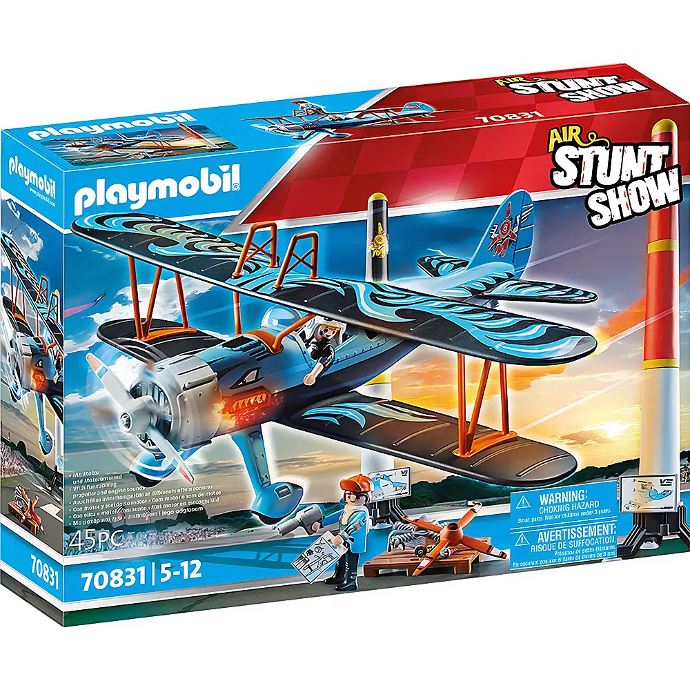 PLAYMOBIL Stuntshow Air Doppeldecker Phnix 70831