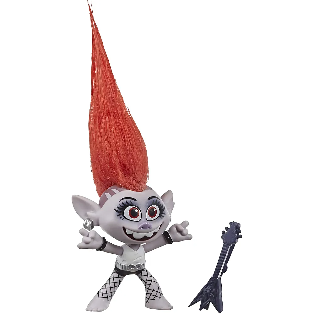 Hasbro Trolls World Tour Barb Puppe mit Gitarre