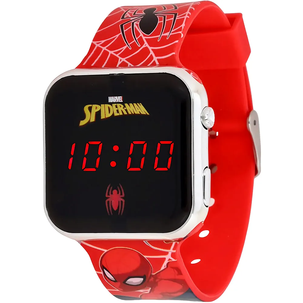 Accutime LED Uhr Spiderman