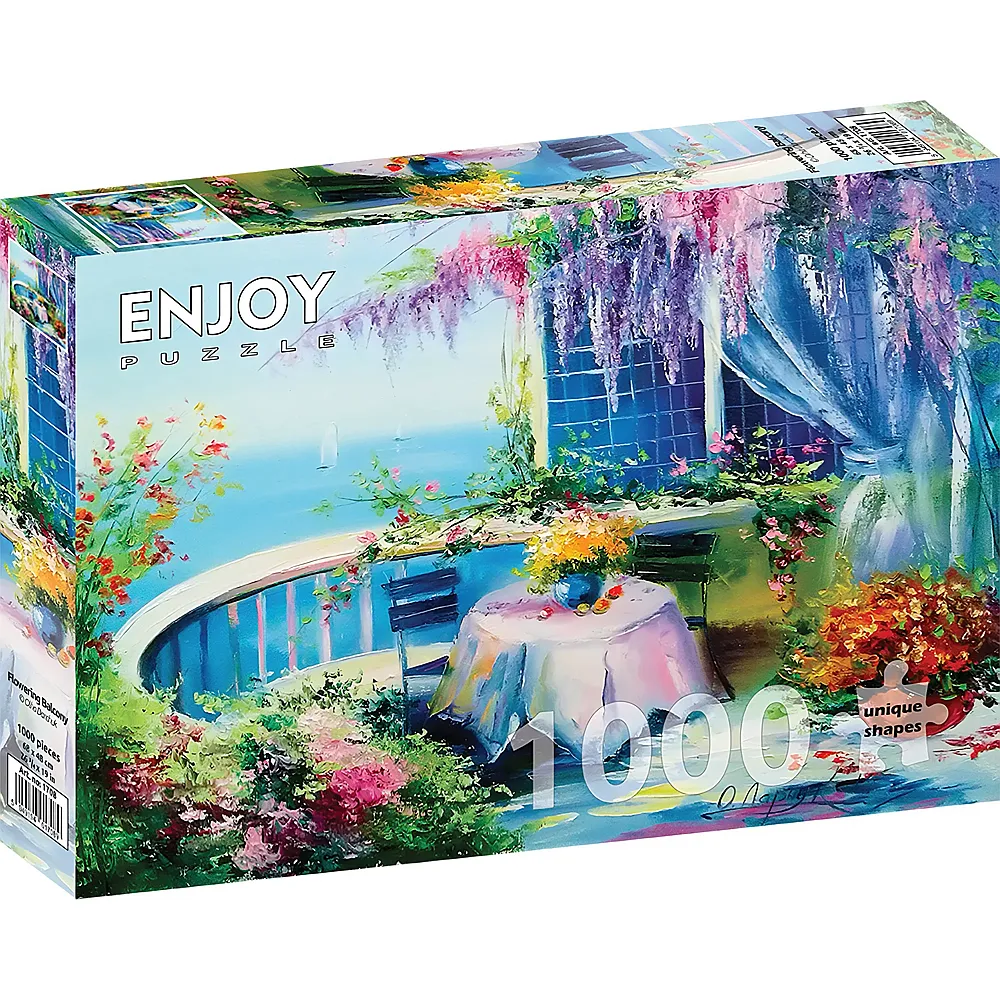 Enjoy Puzzle Flowering Balcony - 1000 Teile