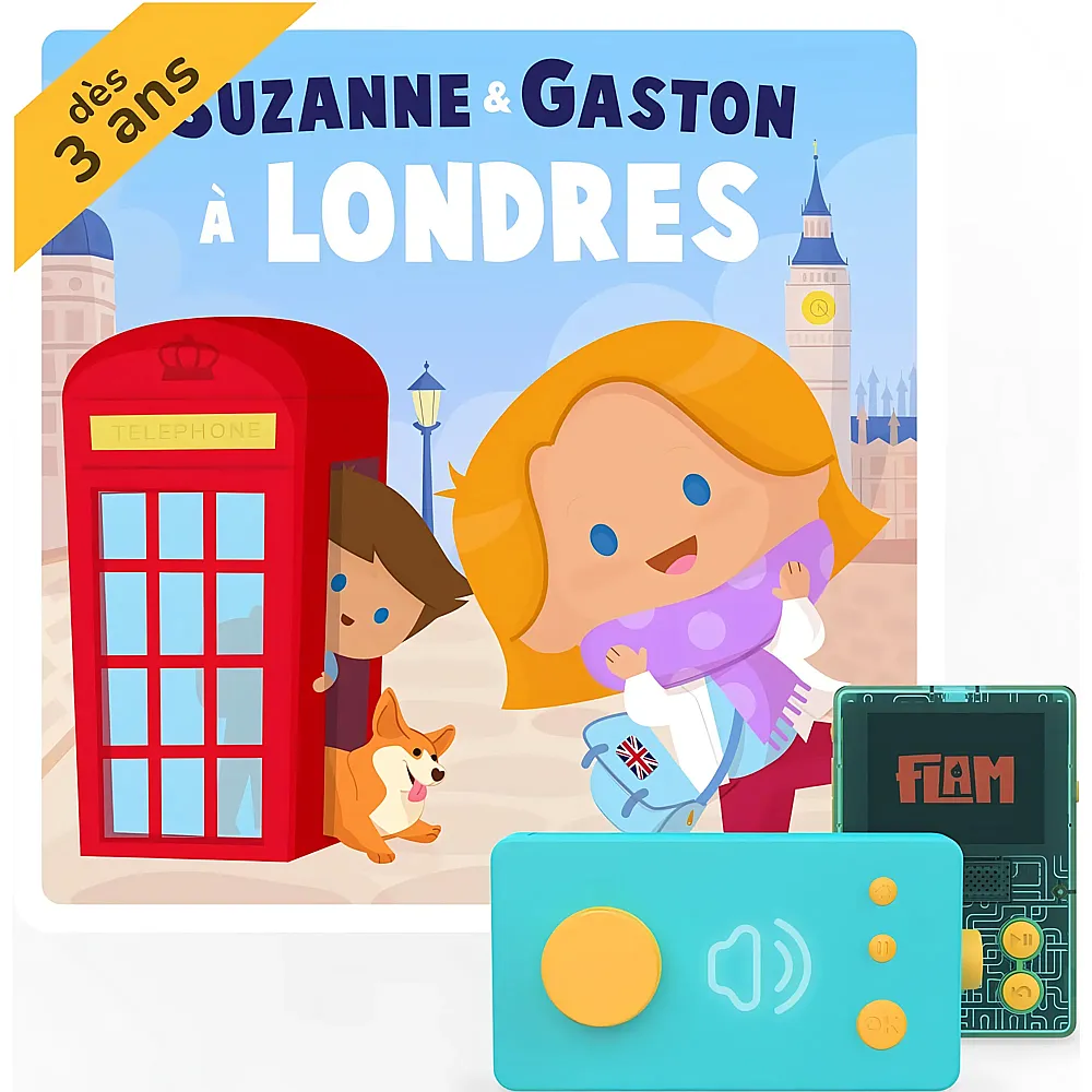 Lunii Album Audio Interactif Suzanne et Gaston A Londres FR
