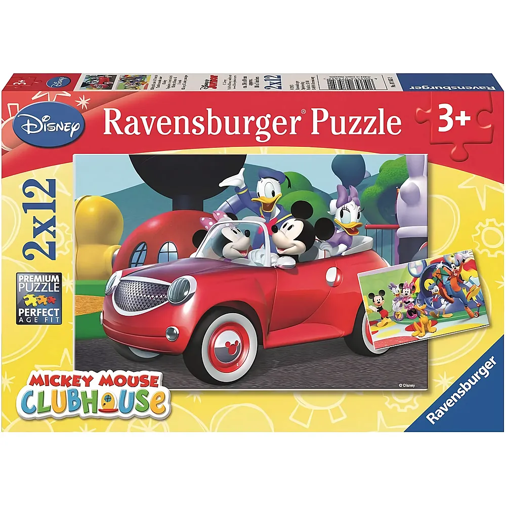 Ravensburger Puzzle Mickey Mouse Mickey & Friends 12Teile