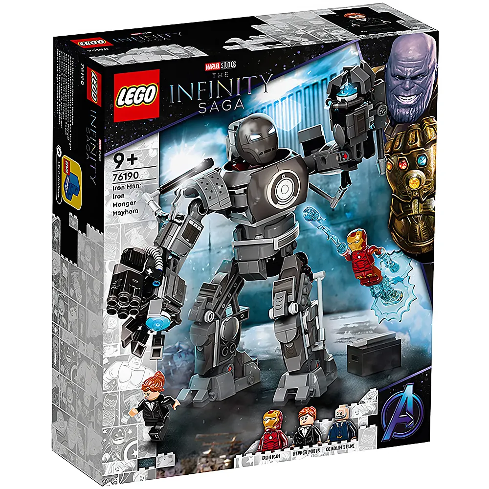 LEGO Marvel Super Heroes Avengers Iron Man und das Chaos durch Iron Monger 76190