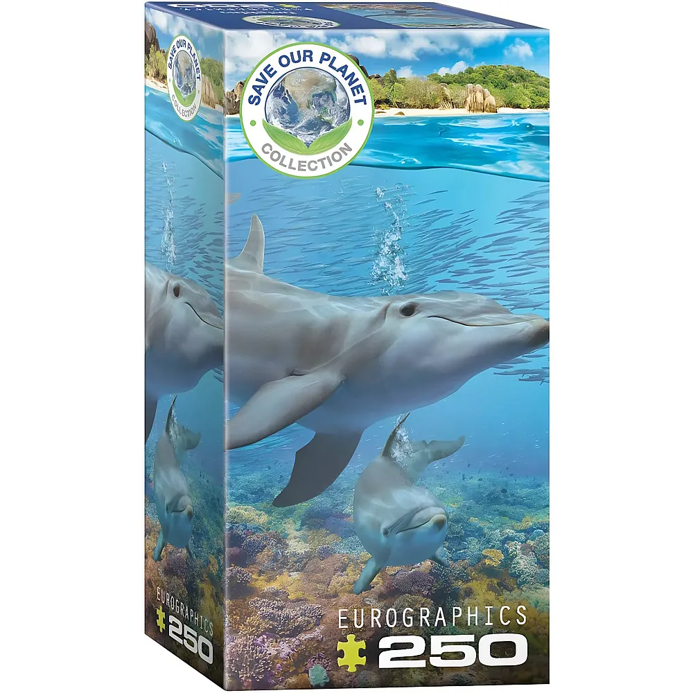 Eurographics Puzzle Save our Planet - Delfine - 250 Teile