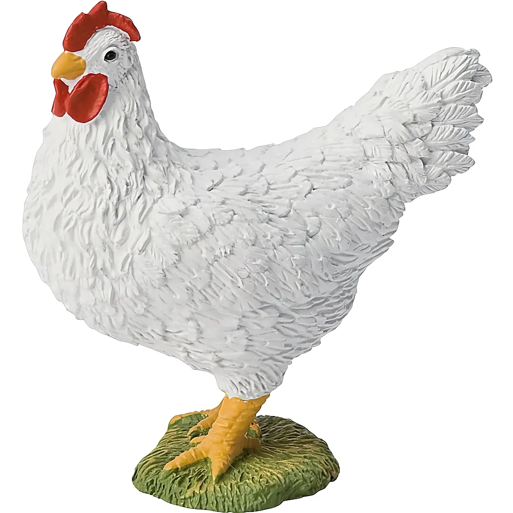 meinspielzeug - Bullyland Animal World Huhn Weiss | Bauernhoftiere