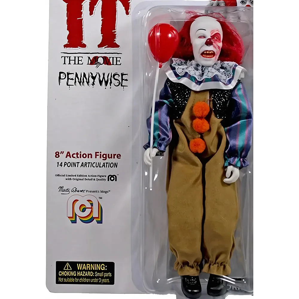 Mego Fig. 20cm Articulee It/it 2 Pennywise Brule fr-en - Suche