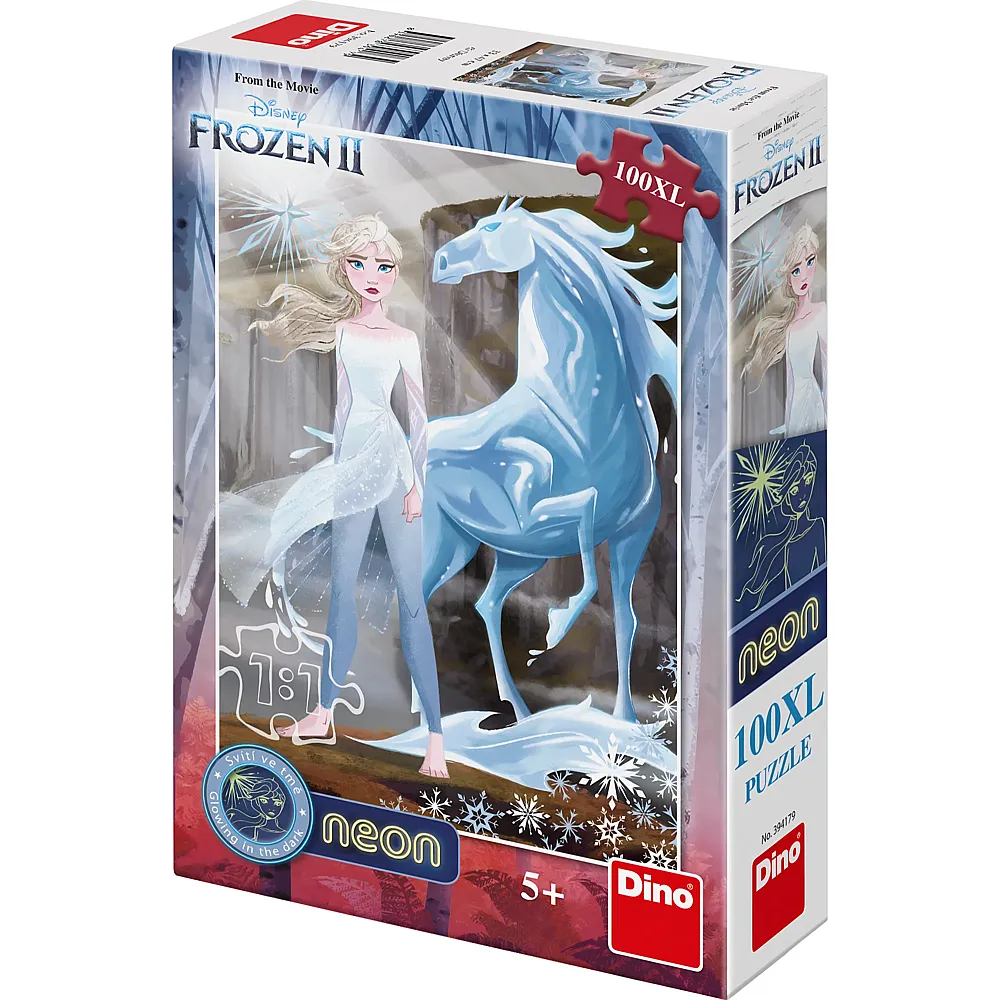 Dino Puzzle Neon Disney Frozen 2 - 100 Teile
