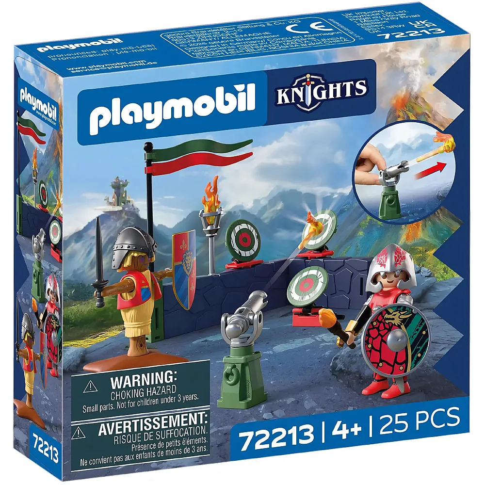 PLAYMOBIL Knights Kampftraining Drachenritter 72213